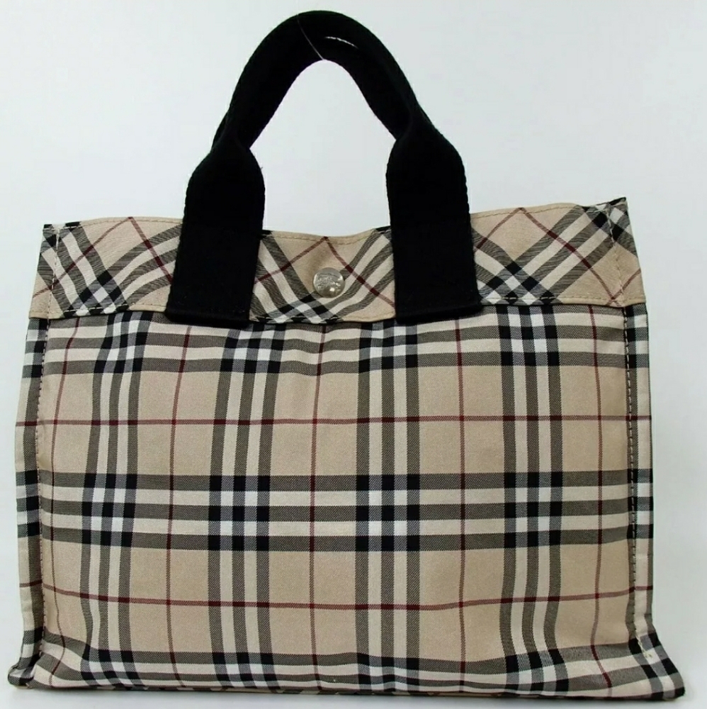 100% Authentic Burberry Nova Check Tote Bag